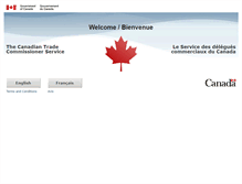 Tablet Screenshot of infoexport.gc.ca